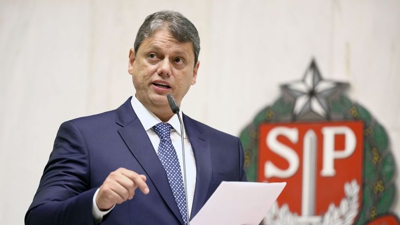 O governador Tarcísio de Freitas: decisão sobre 2026 é 'fundamental para outros partidos'