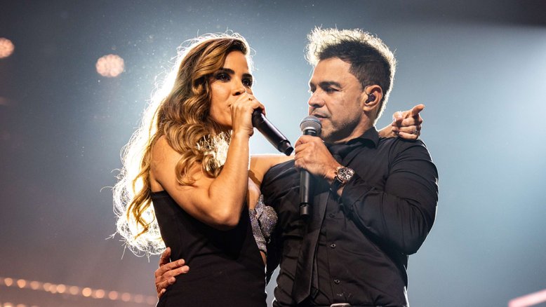Wanessa e Zezé Di Camargo em show no Vibra São Paulo
