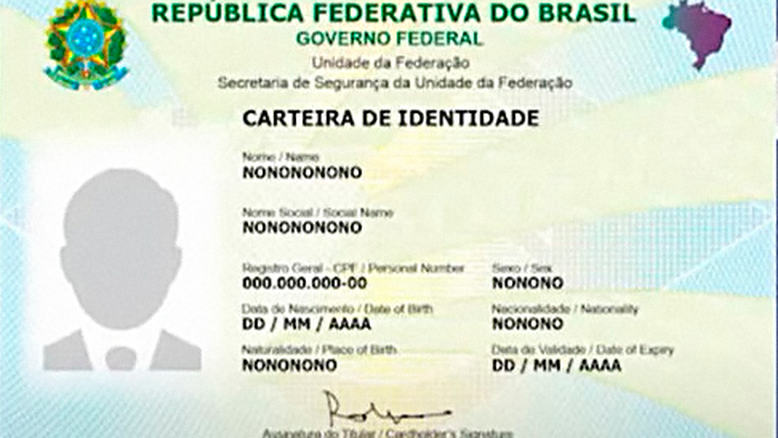 Conheça o novo modelo da Carteira de Identidade Nacional, que será emitido em todos os Estados