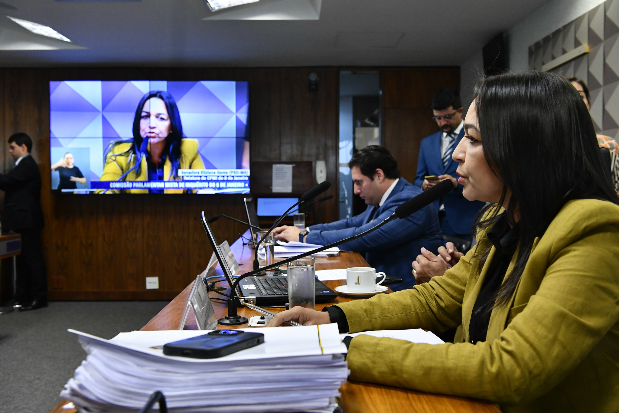 Senadora Eliziane Gama (PSD-MA) leu relatório final sobre a CPMI do 8 de Janeiro