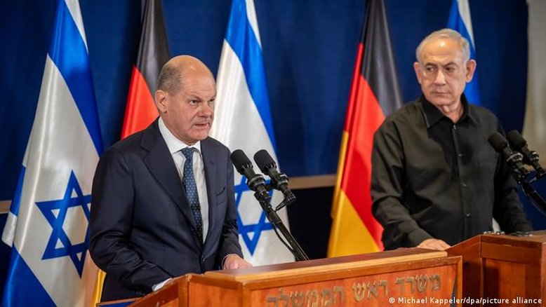 Scholz reafirma apoio da Alemanha a Israel