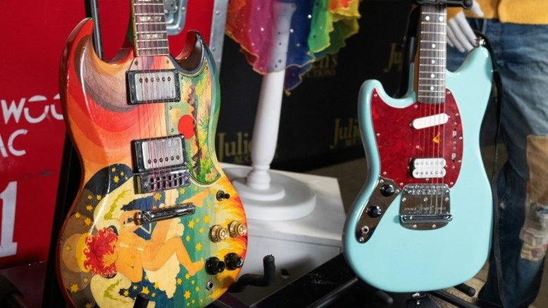 Guitarras de Eric Clapton e Kurt Cobain vão a leilão nos EUA