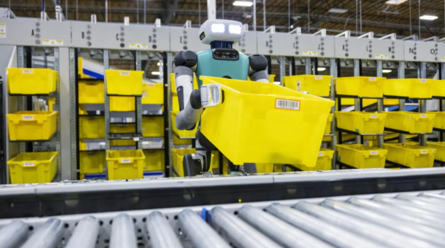 Amazon renova armazéns com robôs e IA para reduzir prazos de entrega