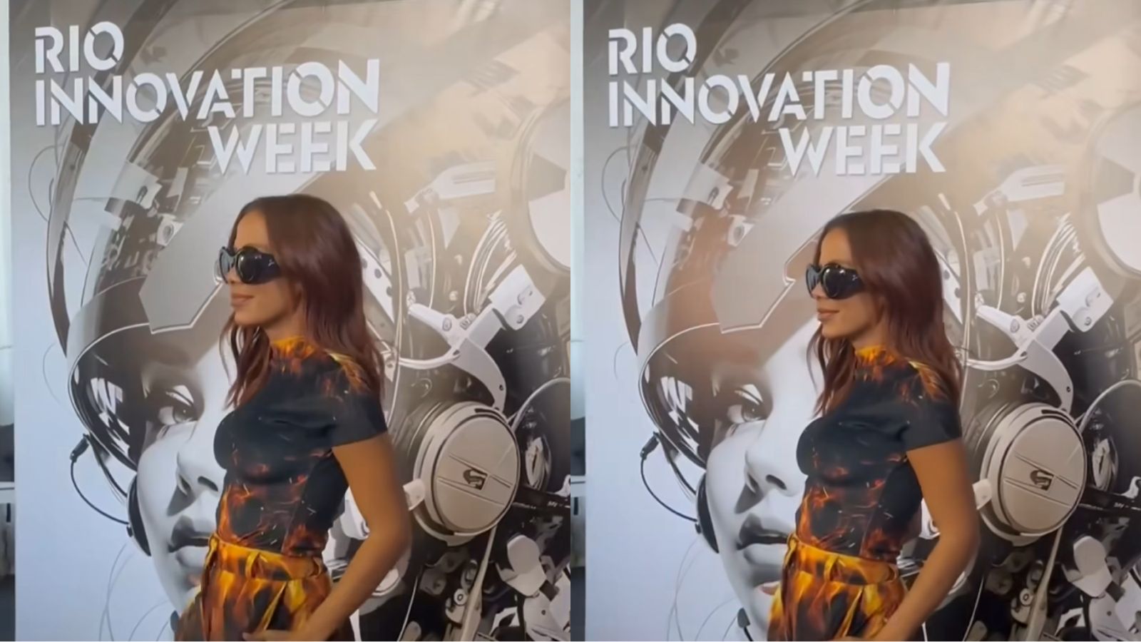 Anitta marcou presença no Rio Innovation Week
