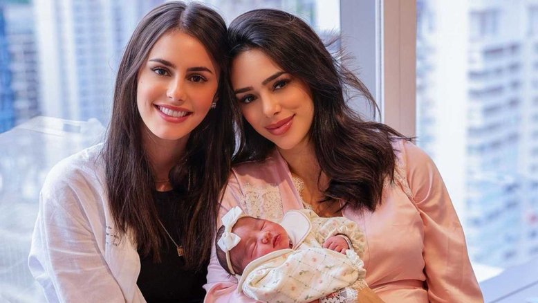 Bianca Biancardi postou foto ao lado da irmã e da sobrinha Mavie