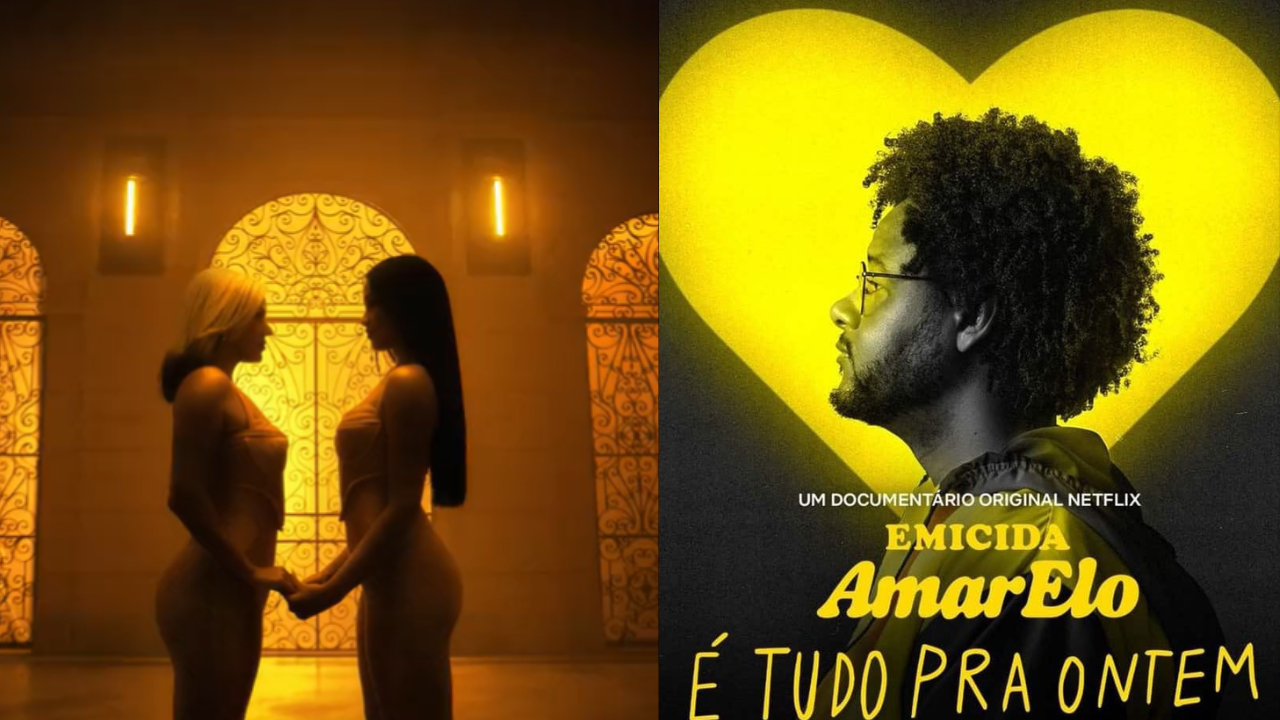 Capa do single "Magia Amarela" e do documentário "AmarElo"