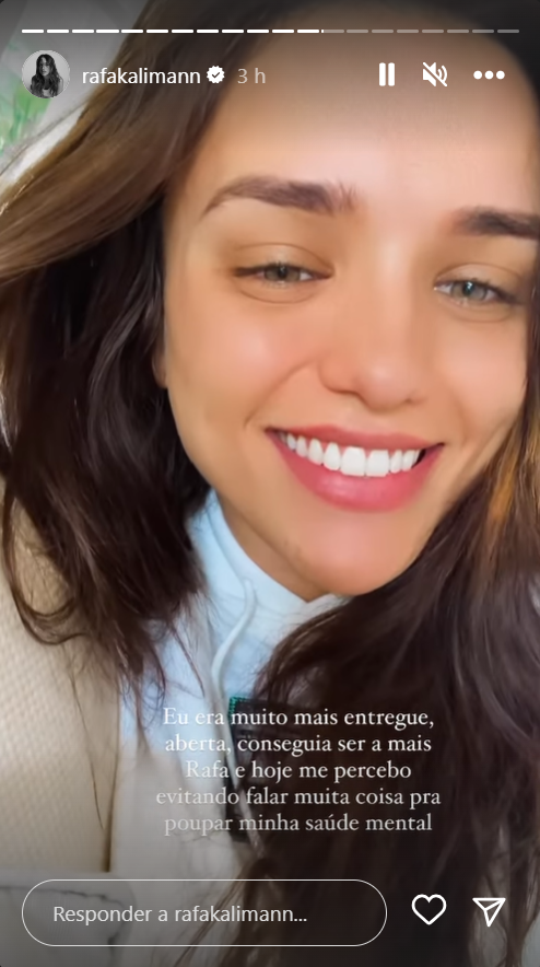 Rafa Kalimann fala sobre medo de ser ela mesma nas redes sociais: 'Ansiedade'