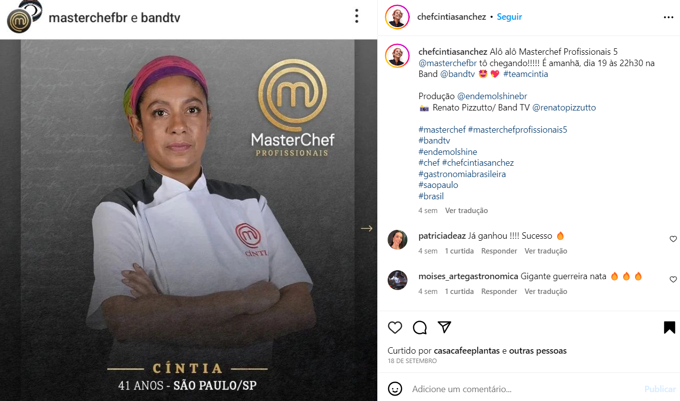 Chef Cintia Sanchez