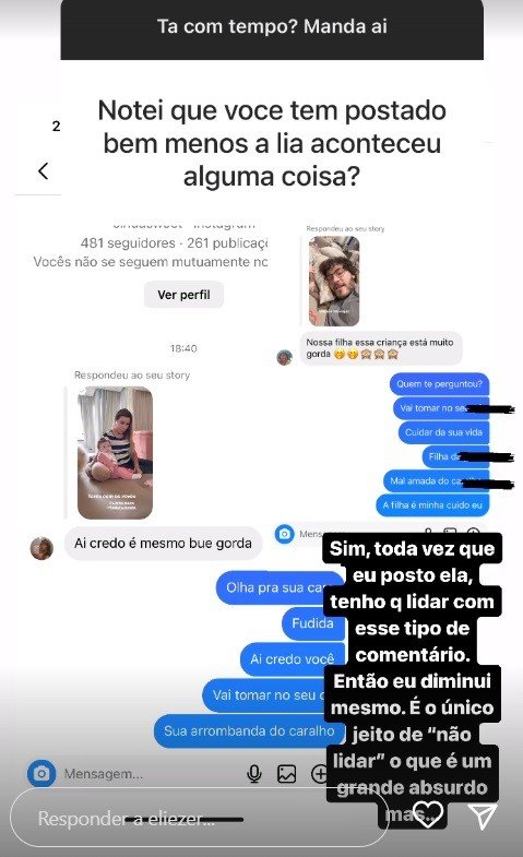 Filha de Viih Tube é vítima de ataques e Eliezer toma atitude: 'Grande absurdo'