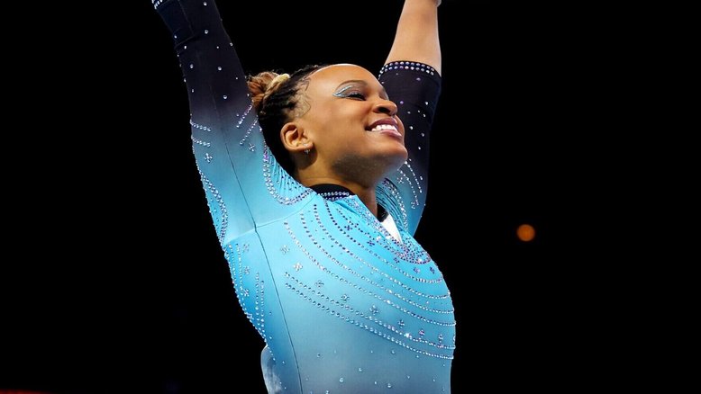 Rebeca Andrade estreia com medalha de prata no Pan na ginástica por equipes erc/ma/aam