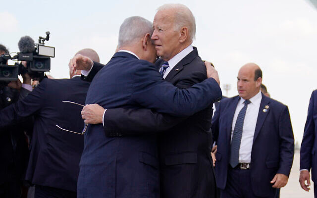 Joe Biden chega a Israel para expressar solidariedade