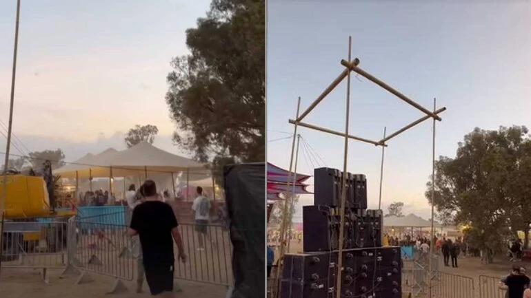 O local sediava o Supernova Sukkot, parte da turnê mundial do Universo Paralello, um festival de música eletrônico criado originalmente no Brasil nos anos 2000