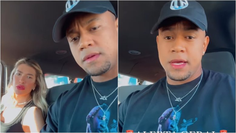 Léo Santana e Lore Improta são roubados nos EUA: 'Quebraram o vidro e levaram alguns pertences'
