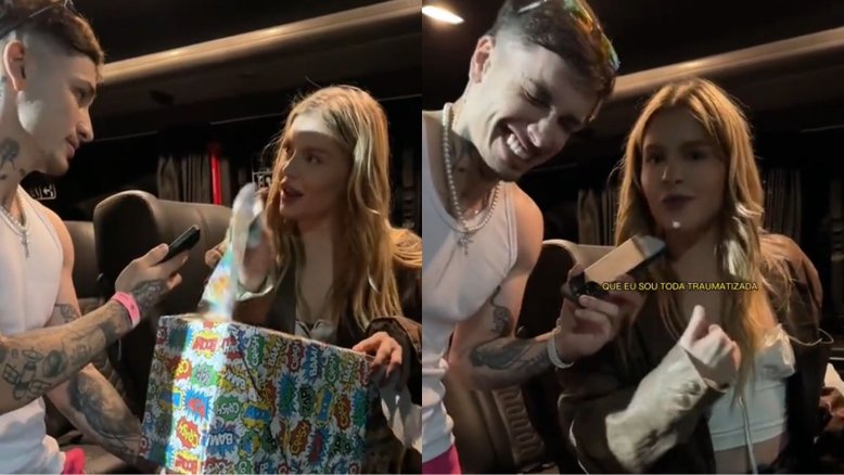 Luísa Sonza negou beijo a influencer Bruno Guilherme