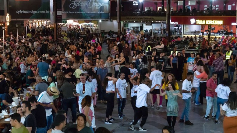 Pista do Centro de Tradições Nordestinas, em São Paulo