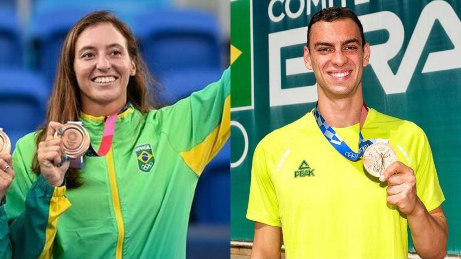 Luisa Stefani e Fernando Scheffer serão os porta-bandeiras do Brasil no Pan