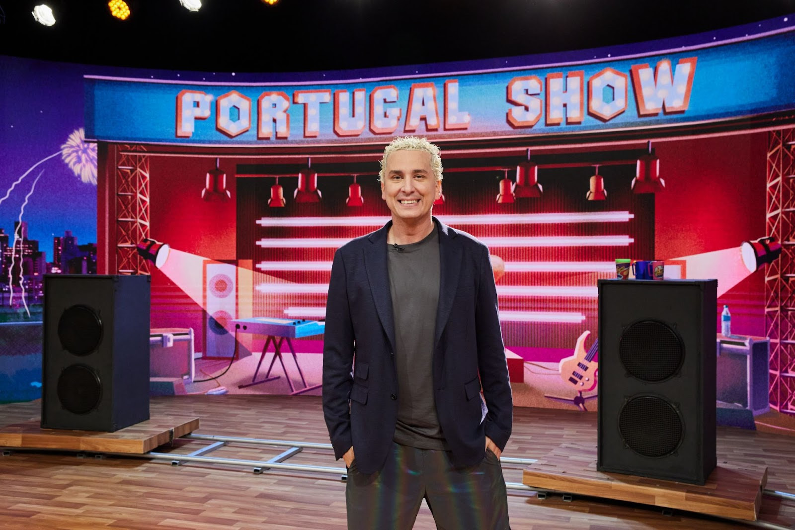 Rafael Portugal recebeu a Xuxa no seu novo programa no Multishow
