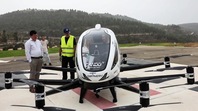 O primeiro táxi aéreo certificado para transporte de passageiros do mundo decola