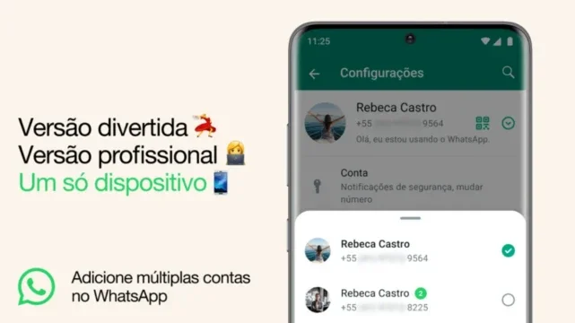 WhatsApp agora permite usar duas contas no mesmo celular; veja novidade