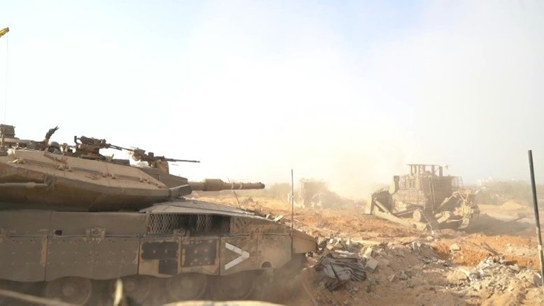 Exército israelense luta contra o Hamas no centro da cidade de Gaza - IDF (Israeli Defense forces)