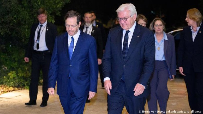 Presidente alemão afirma que Israel "tem direito de se defender"