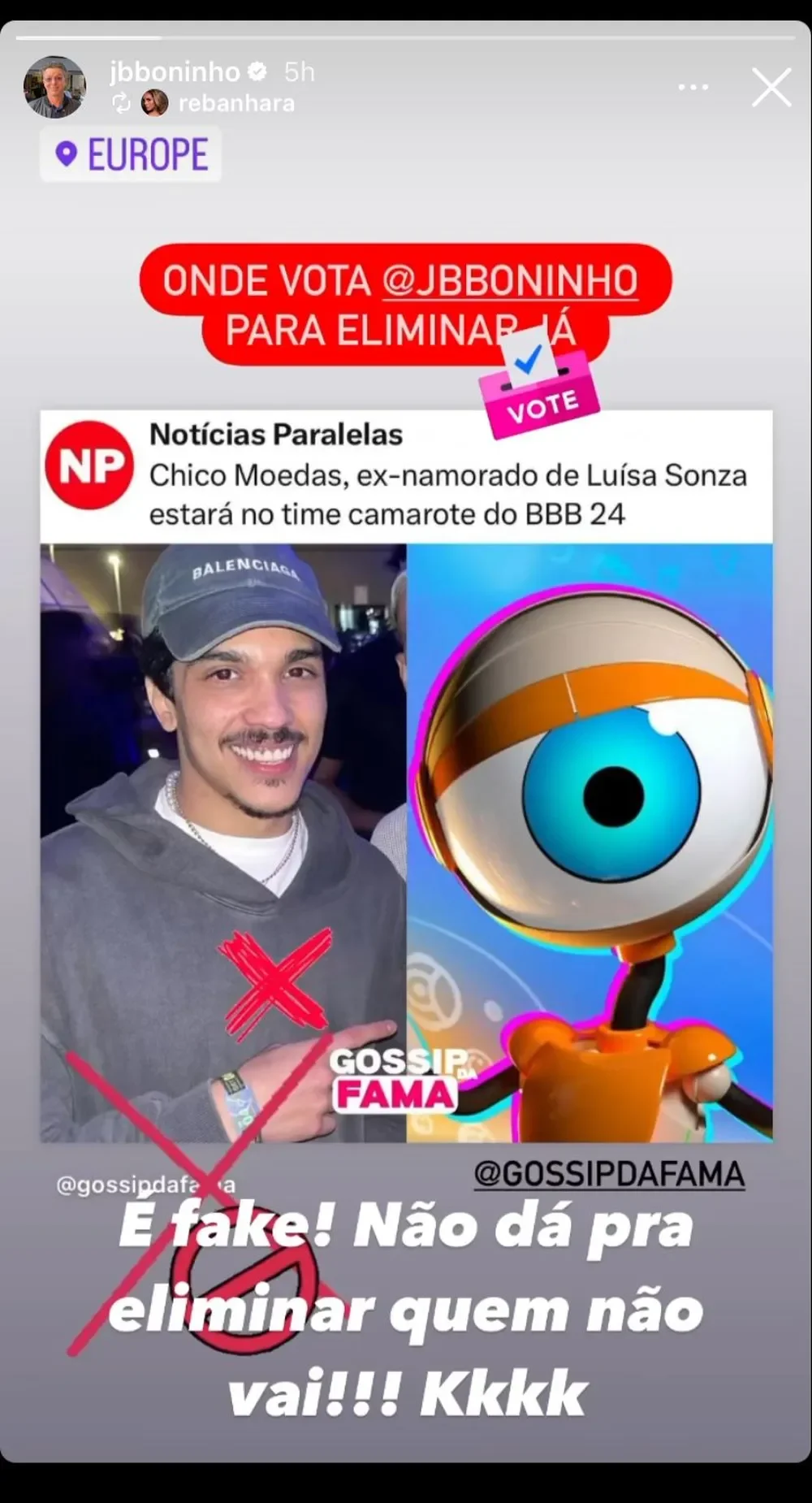 Boninho responde se Chico Moedas estará no camarote do 'BBB' 24 2 Boninho responde se Chico Moedas estará no camarote do 'BBB' 24