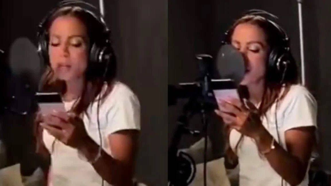 Vídeo de Anitta cantando sem efeitos e choca internautas: 'Que horror'