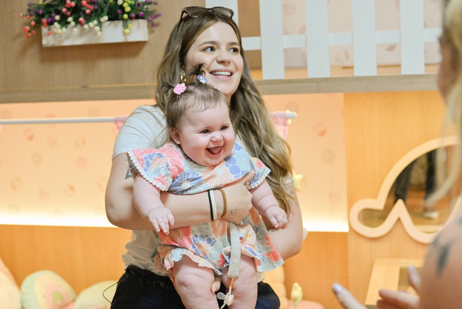 Filha de Viih Tube ganha mesversário temático de 7 meses 5 Brinquedoteca de Lua Di Felice
