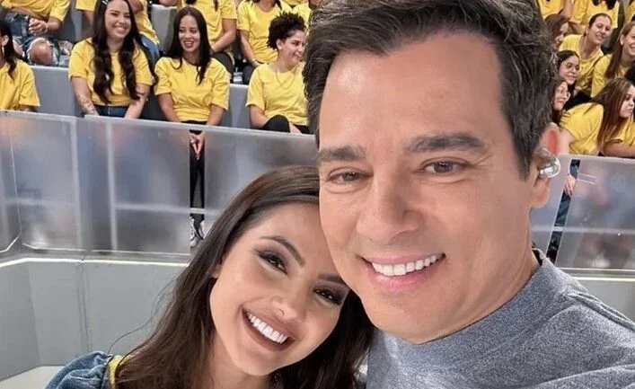 Celso Portiolli presta homenagem a Luana Andrade