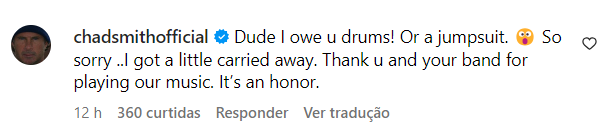 Comentário de Chad Smith 