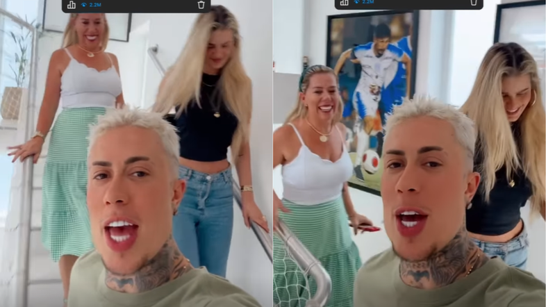 MC Daniel mostra Yasmin Brunet ao lado mãe: 'Bom dia das Panteras'; veja vídeo