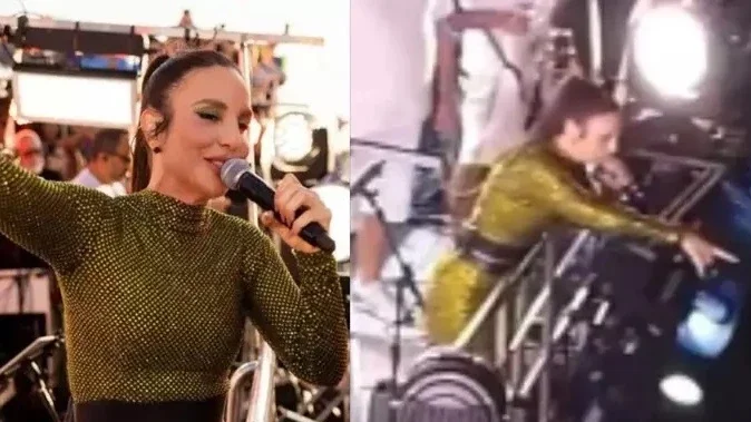 Ivete Sangalo dá bronca em mulher que reclamou de música em seu show: 