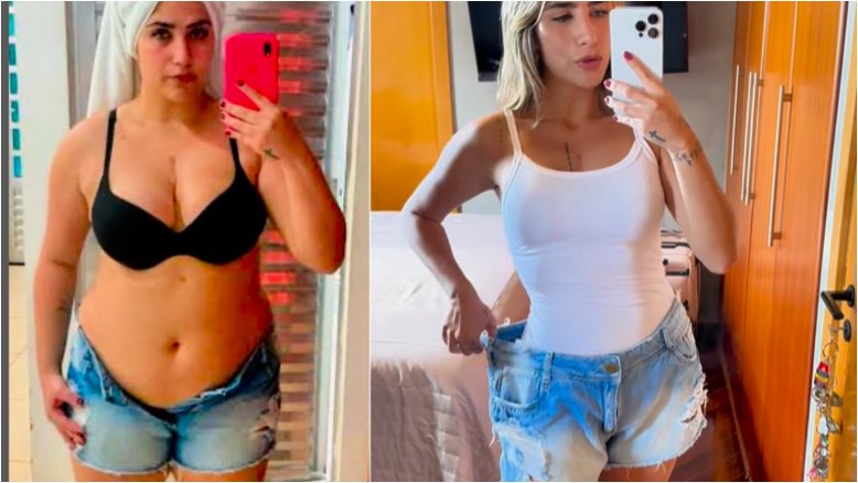 Filha do sertanejo Leonardo mostra antes e depois de emagrecimento: ‘Motivar pessoas’