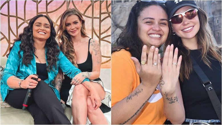 Marcela Mc Gowan e Luiza Martins emocionam fãs com pedido de casamento: ‘Todo amor do mundo!’