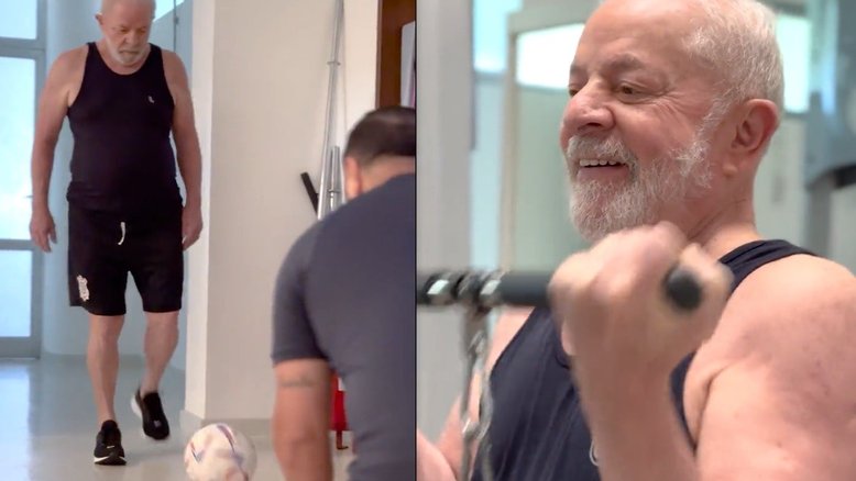 Lula posta vídeo chutando bola e diz que 'volta aos campos' em breve; assista