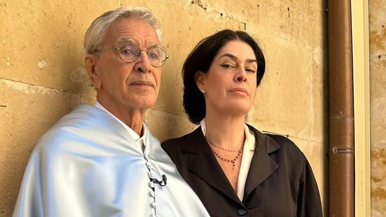 Caetano Veloso e Paula Lavigne