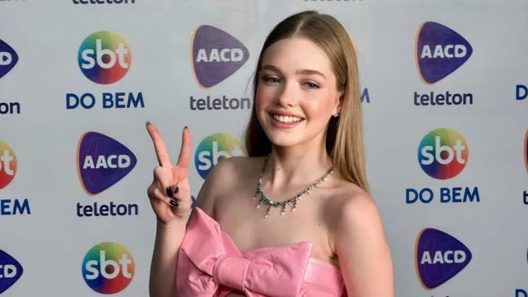 Pietra Quintela se emociona ao participar do Teleton 2023: 