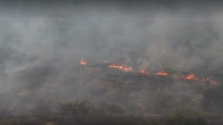 MT: incêndios chegam à rodovia Transpantaneira e preocupam fazendeiros locais