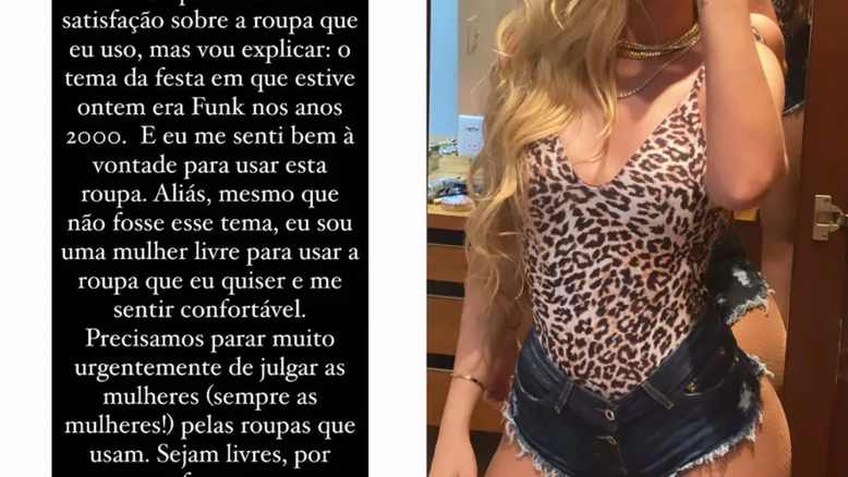 Yasmin Brunet rebate críticas de seguidores