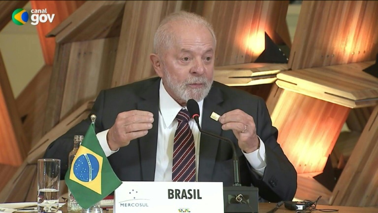 'Não queremos uma guerra na América do Sul', diz Lula - TV BRASIL/AFP