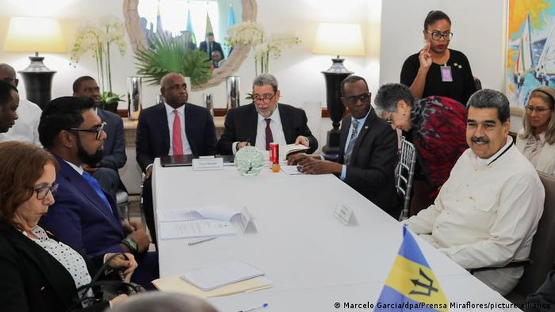 O que foi decidido na reunião entre Venezuela e Guiana