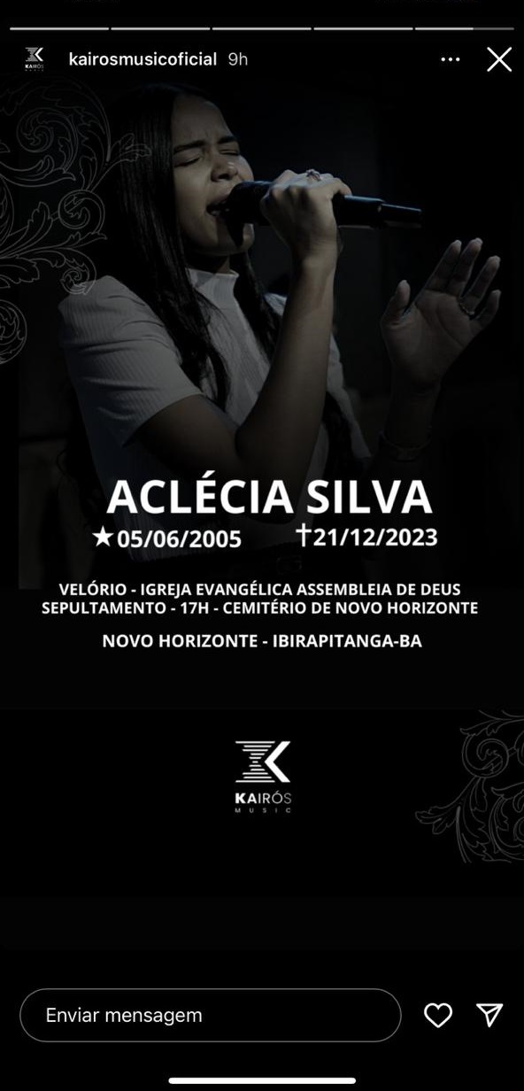 Quem era Aclécia Silva, cantora gospel morta em acidente