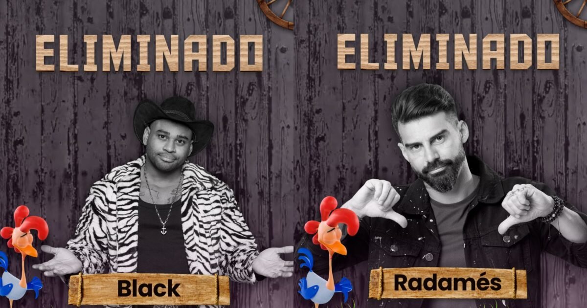 A Fazenda 15: Cezar Black e Radamés se despedem do jogo em eliminação dupla