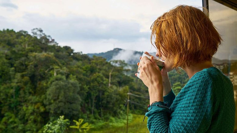 café mulher ansiedade depressão
