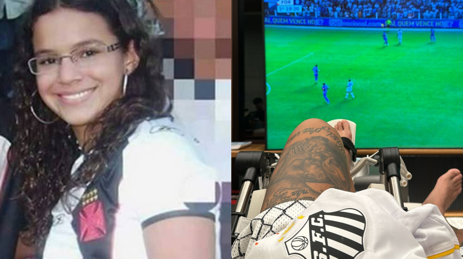 Web resgata Bruna Marquezine com camisa do Vasco após Santos, de Neymar, cair para a série B