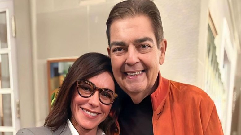 Christiane Torloni e Faustão
