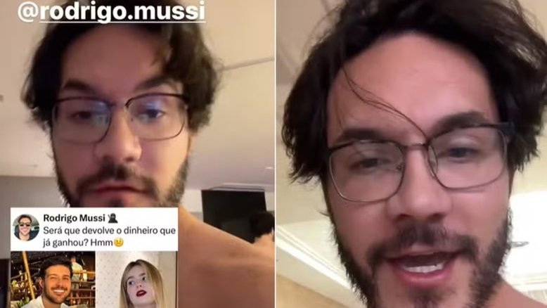 Eliezer detonou Rodrigo Mussi em suas redes sociais