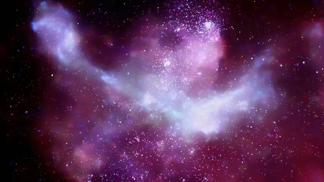 A Nebulosa Carina é uma região de formação estelar no braço Sagitário-Carina da Via Láctea, que fica a cerca de 7,5 mil anos-luz da Terra, na direção da Constelação de Carina (“A Quilha”). Dados em raios-X detectaram mais de 14 mil estrelas na região. Esta imagem fornece fortes evidências de que estrelas massivas se autodestruíram. Um déficit de fontes de raios X brilhantes em uma área conhecida como Trumpler 15 sugere que algumas das estrelas massivas deste aglomerado já foram destruídas em explosões de supernovas. Trumpler 15 está localizado na parte superior da imagem e é um dos dez aglomerados estelares do complexo de Carina