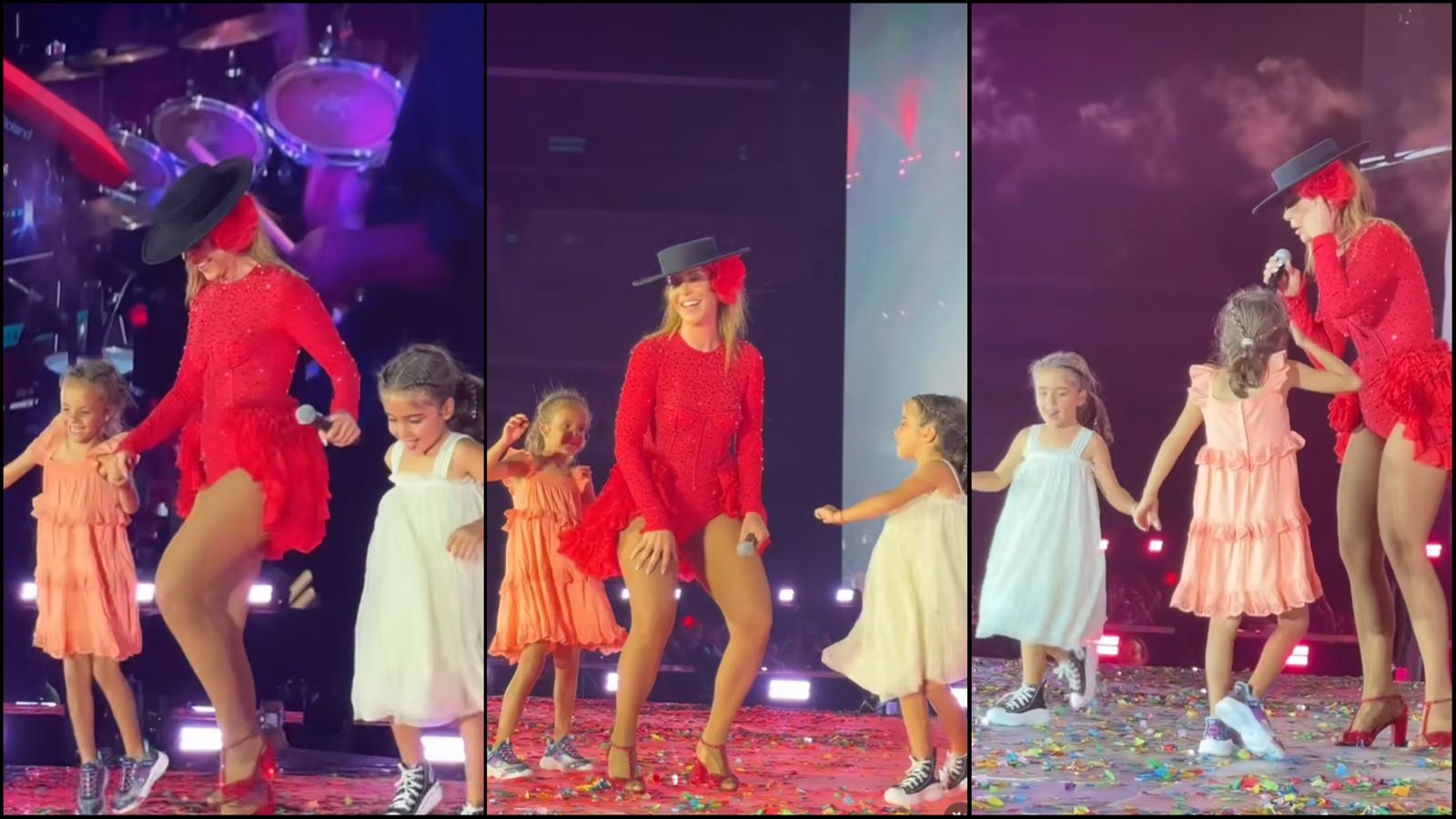 Ivete Sangalo voa e canta com gêmeas em show apoteótico no Maracanã