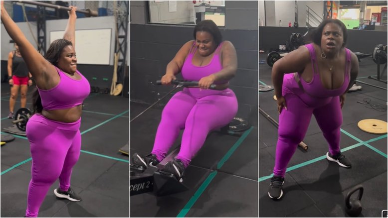 Jojo Todynho compartilha vídeo de treino intenso com áudio de Anitta: ‘Agradecer a mim'